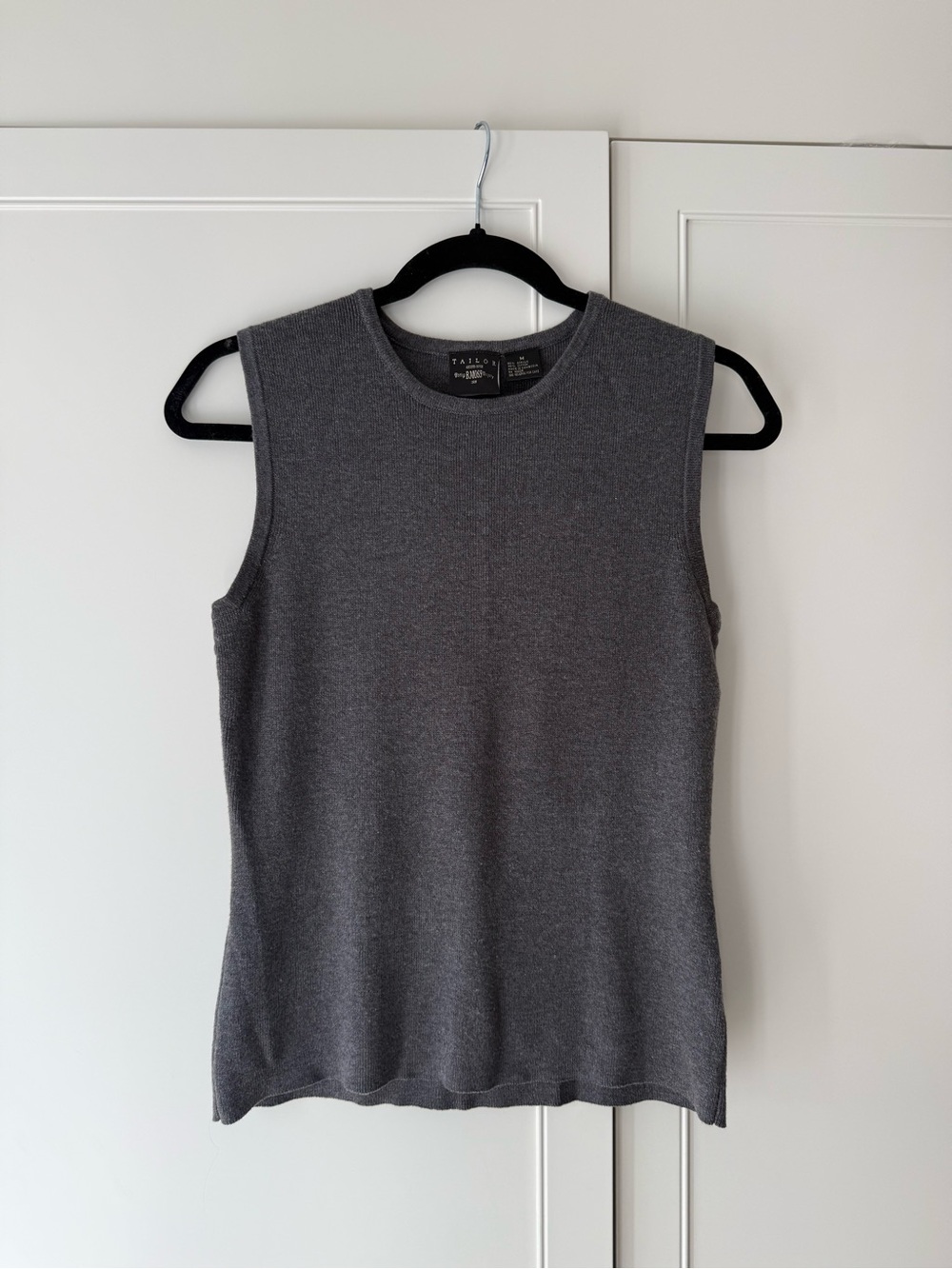 Vintage Tailor B. Moss Sleeveless Knit Tank - Gray
